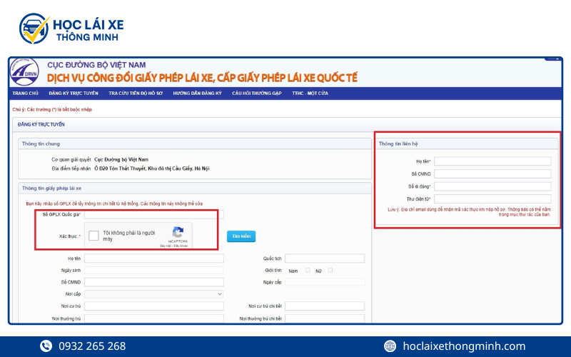 Hướng dẫn thực hiện đổi giấy phép online